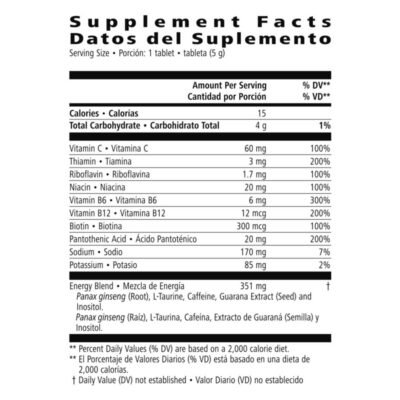 LiftOff Key Ingredients and Nutrition