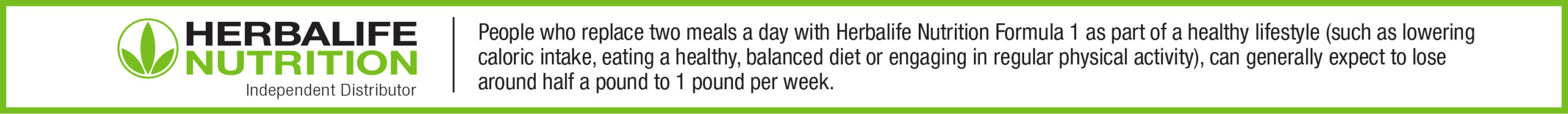 Herbalife Weight Loss Disclaimer